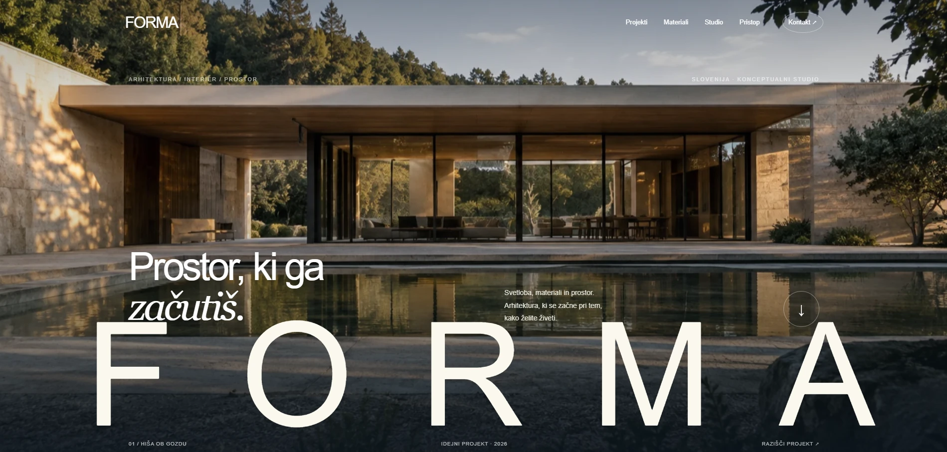 FORMA — Prostor, ki ga začutiš